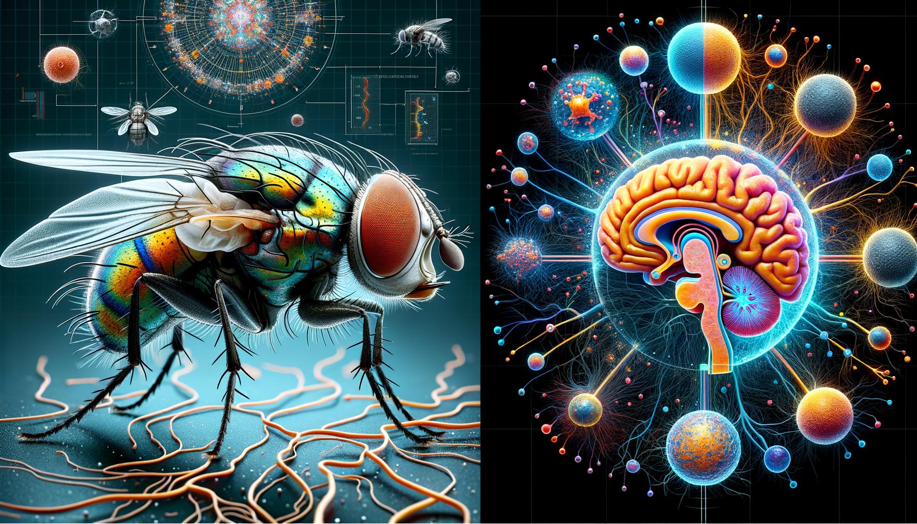 Mappatura completa del cervello del moscerino della frutta. Una svolta nella neuroscienza