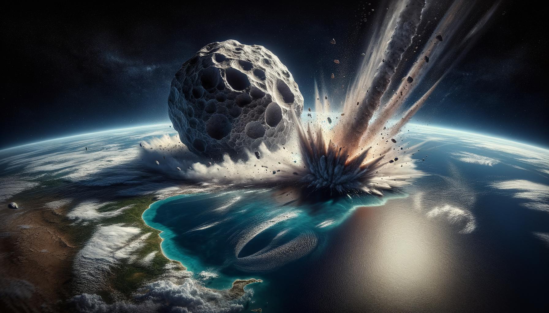 Crateri da impatto di 9 chilometri sotto l’Atlantico. L’asteroide che uccise i dinosauri aveva un compagno