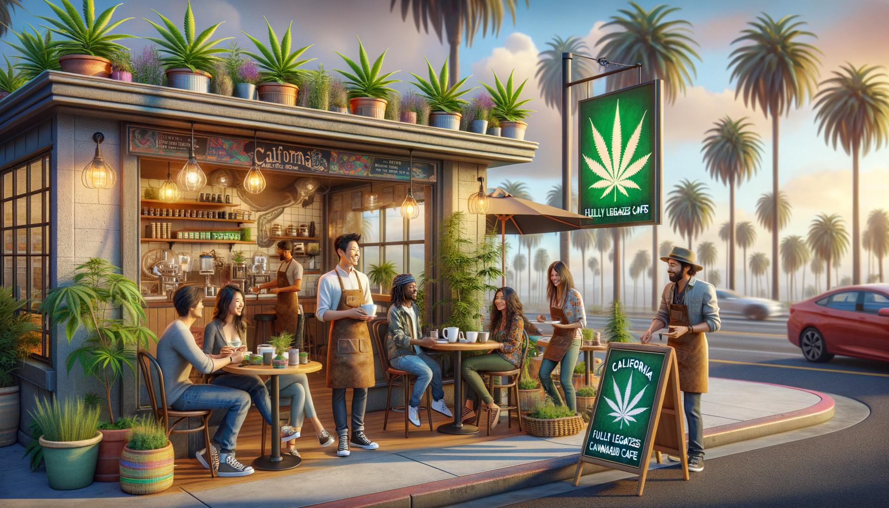 La California legalizza completamente i caffè di cannabis