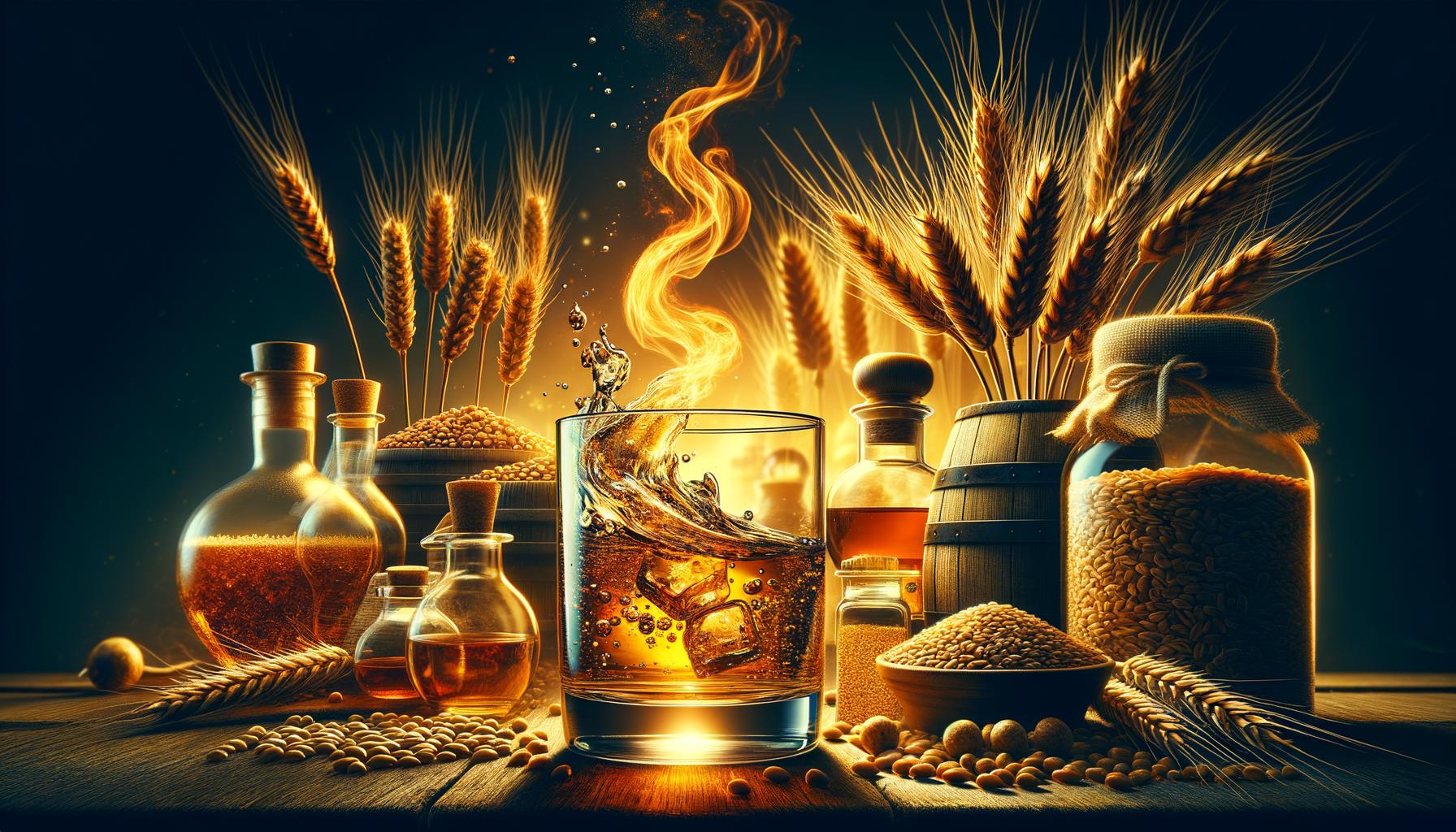 Produzione del whisky, ingredienti e motivo del suo bruciore