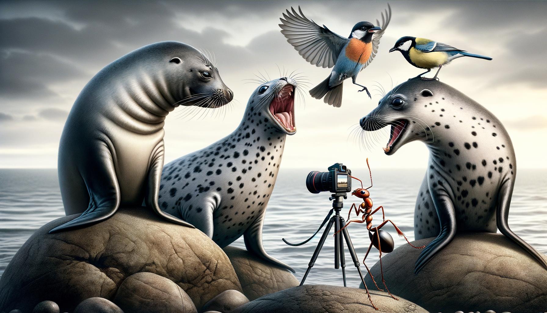 Foche buffe, uccelli goffi e una formica curiosa. Finalisti Comedy Wildlife Photography Awards 2024